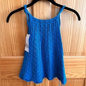Zara crochet top